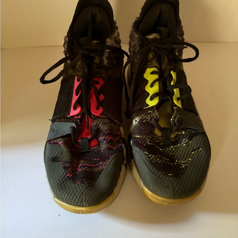 Jordan Sneakers with Pink and Yellow Accents